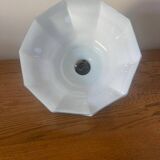 Blue opaline pendant light