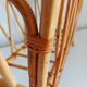 Vintage rattan magazine holder
