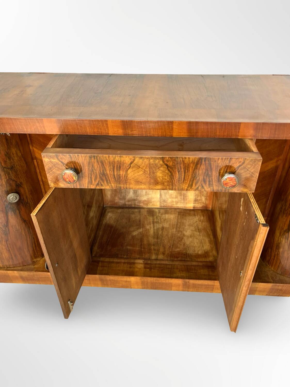 Impressionnant buffet Art déco italien des années 1930/1940