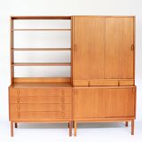Pair of Scandinavian teak bookcases from the 60s