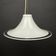 White Murano glass pendant, Italy, 1970s