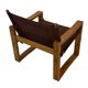 Vintage Børge Jensen Safari Chair Pinewood Denmark 1970s