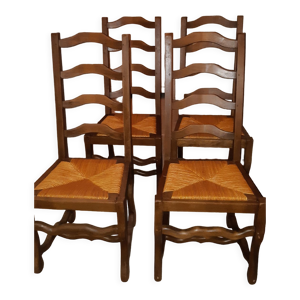 Chaises avec assise paille