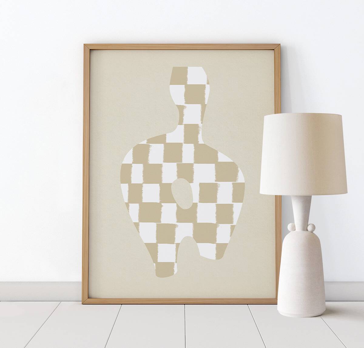 Chequers giclee art print 50x70cm