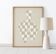 Chequers giclee art print 50x70cm