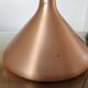 Suspension scandinave cuivre et teck, 80s'