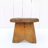 Vintage wooden step, country decoration