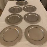 Set of 12 Stelton stainless steel under-plates