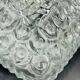 Square textured glass ceiling light Staff Leuchten vintage