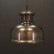 Lampe à suspension, design danois, années 1970, fabricant : Holmegaard
