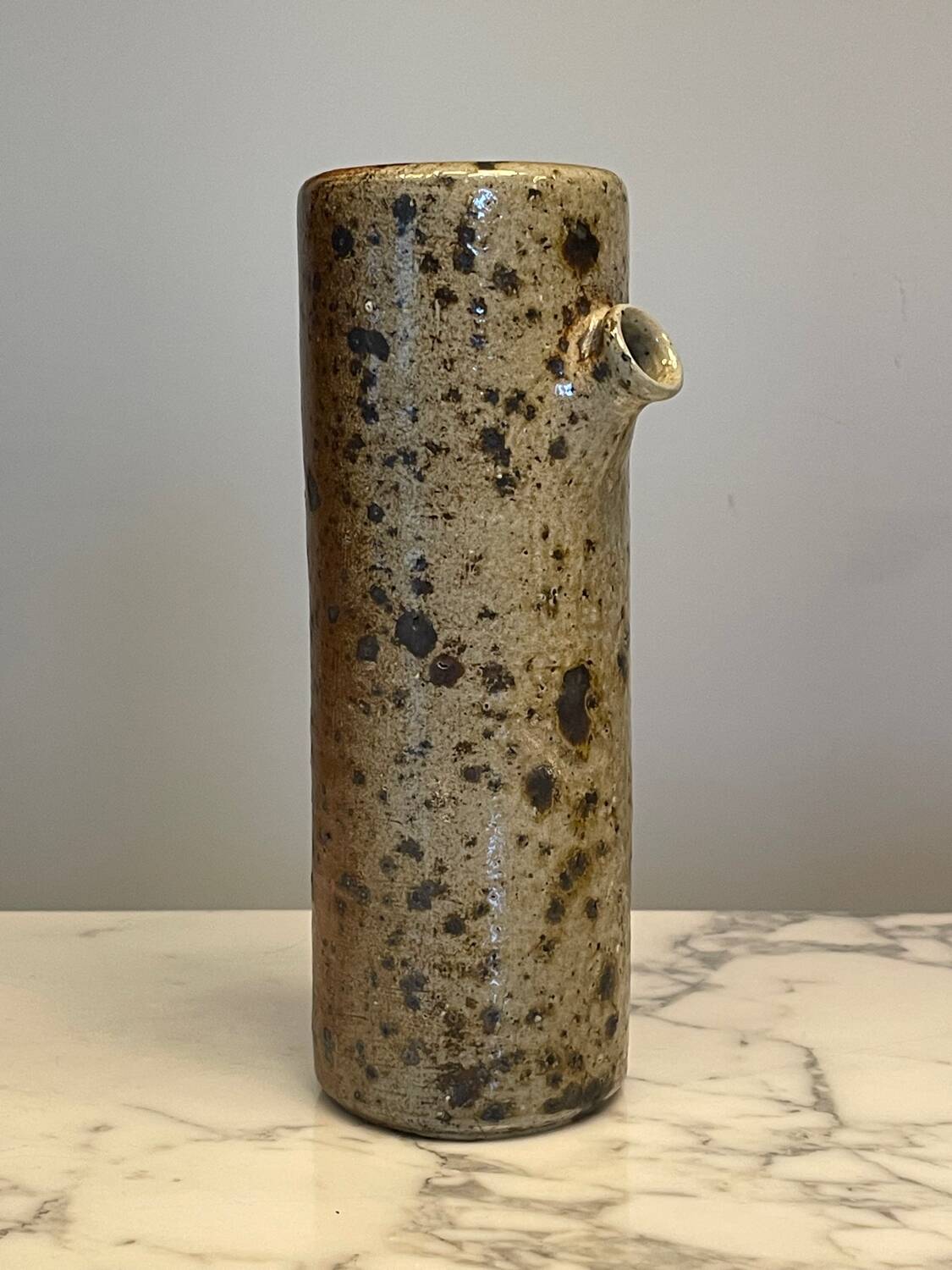 Glazed stoneware pitcher vase by Elke Montreau Lohoff