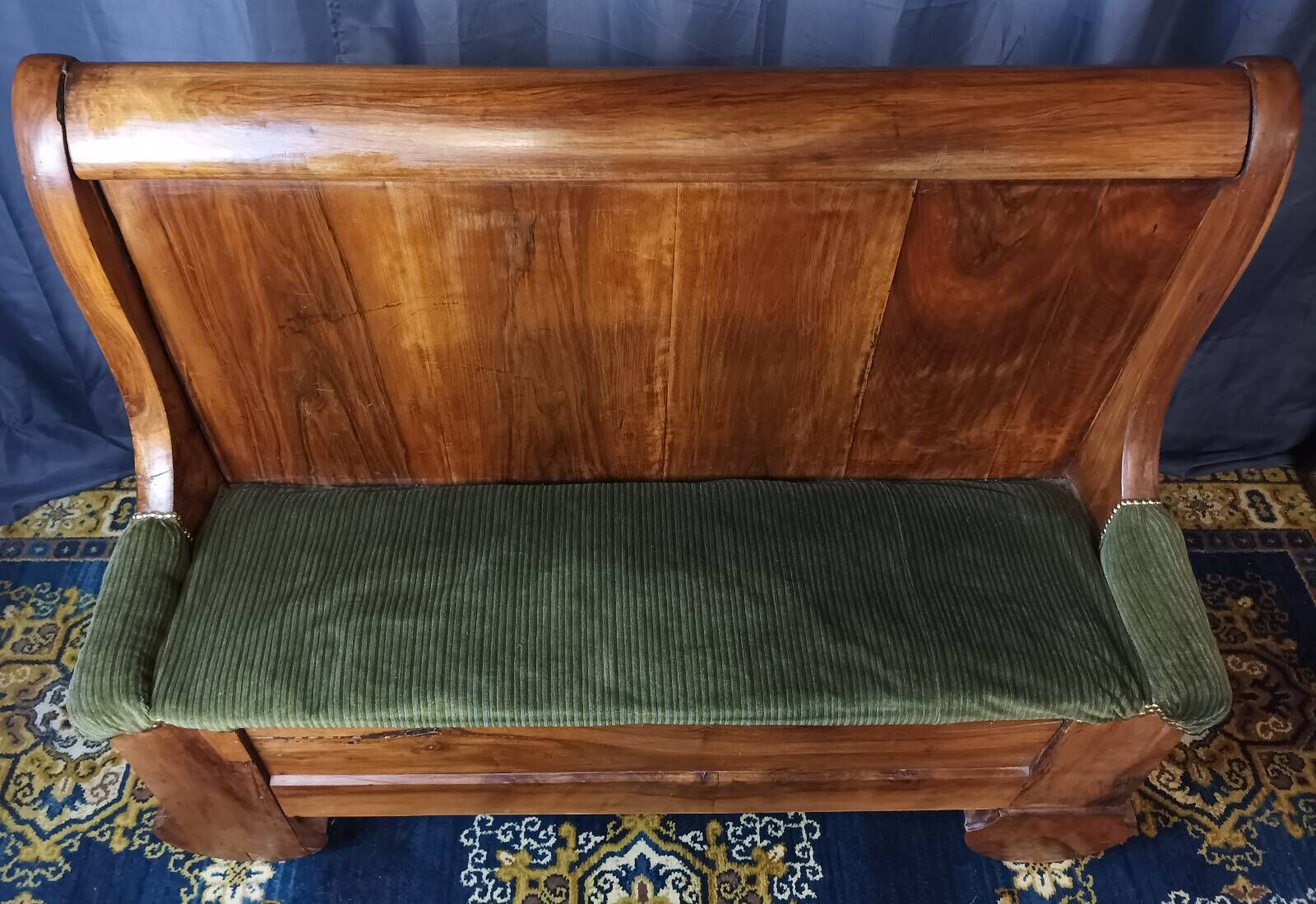 Louis Philippe walnut bench