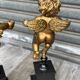 Pair of gilded cherubs on a Napoléon III base.