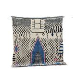 Handmade wool berber rug 200 x 188 cm