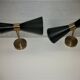 Paire d'appliques italiennes forme diabolo