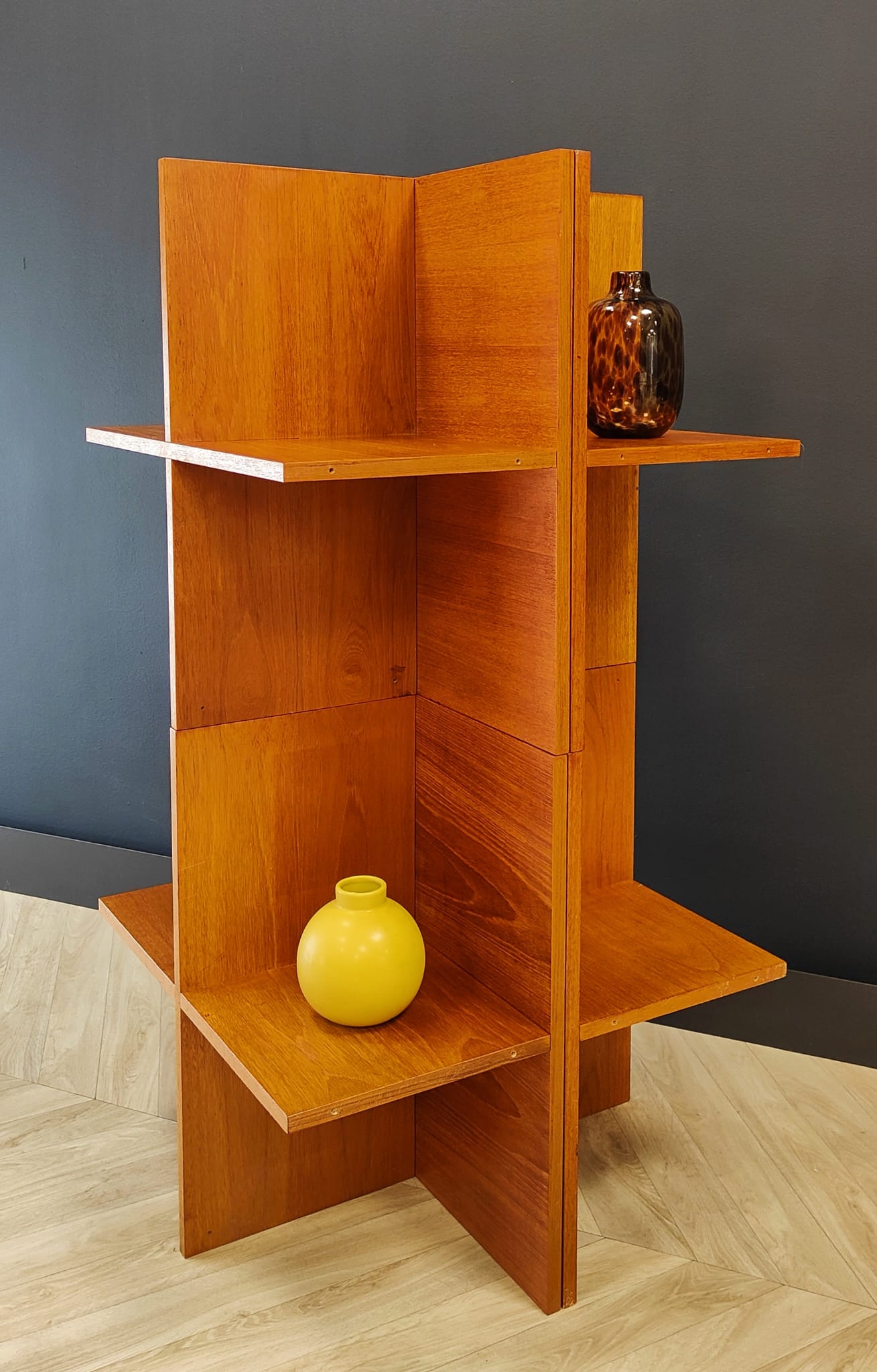 Mid Century compartment cabinet | Vintage - bookcase, display