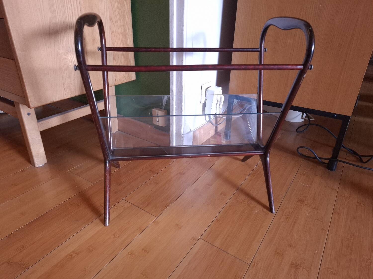 Vintage magazine rack