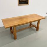 2m solid elm farmhouse table