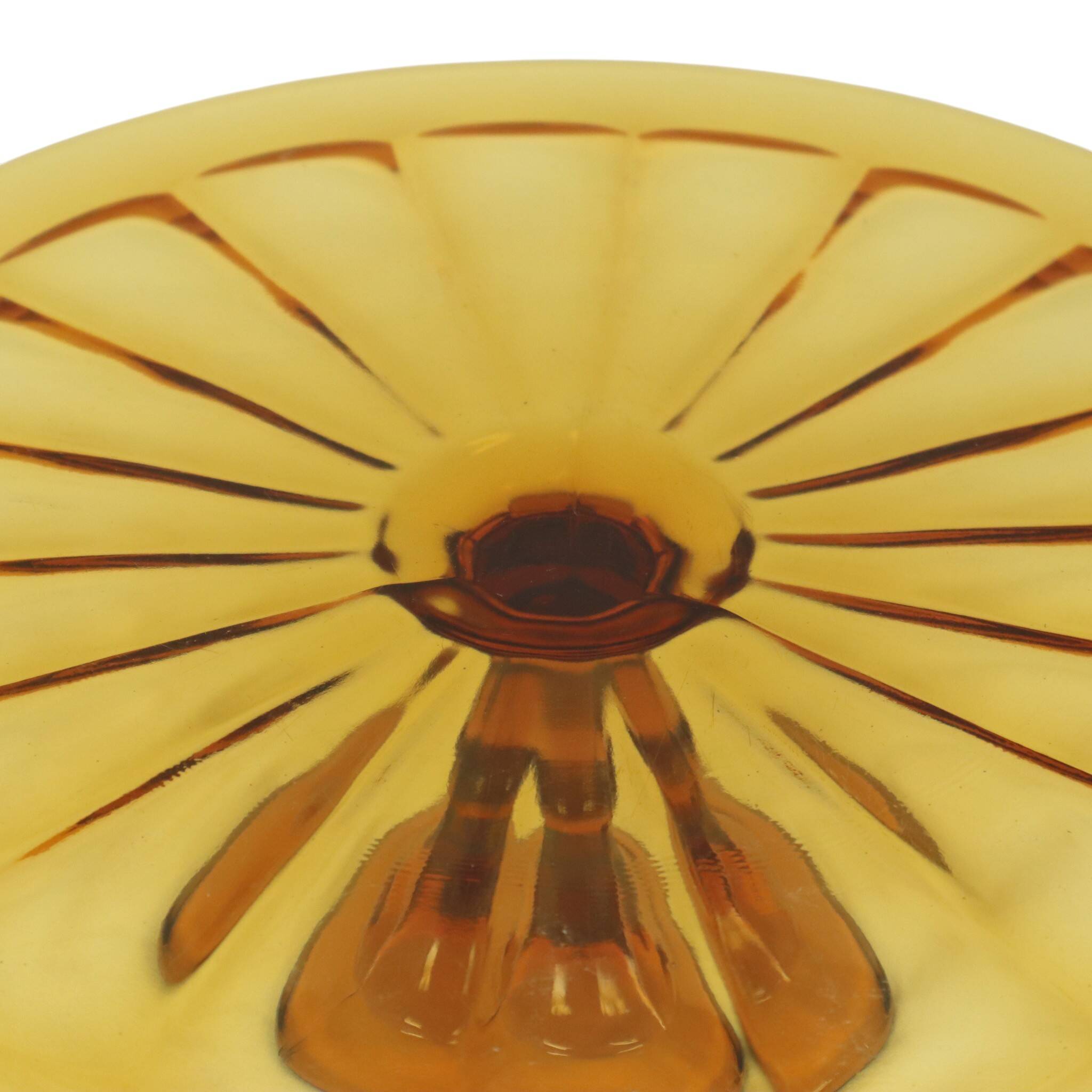 Art Deco Amber Tart Plate Dish Pastry Dish Scailmont