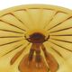 Art Deco Amber Tart Plate Dish Pastry Dish Scailmont