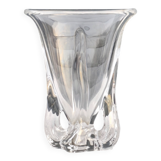 Crystal vase from the 1960s/70s, signed