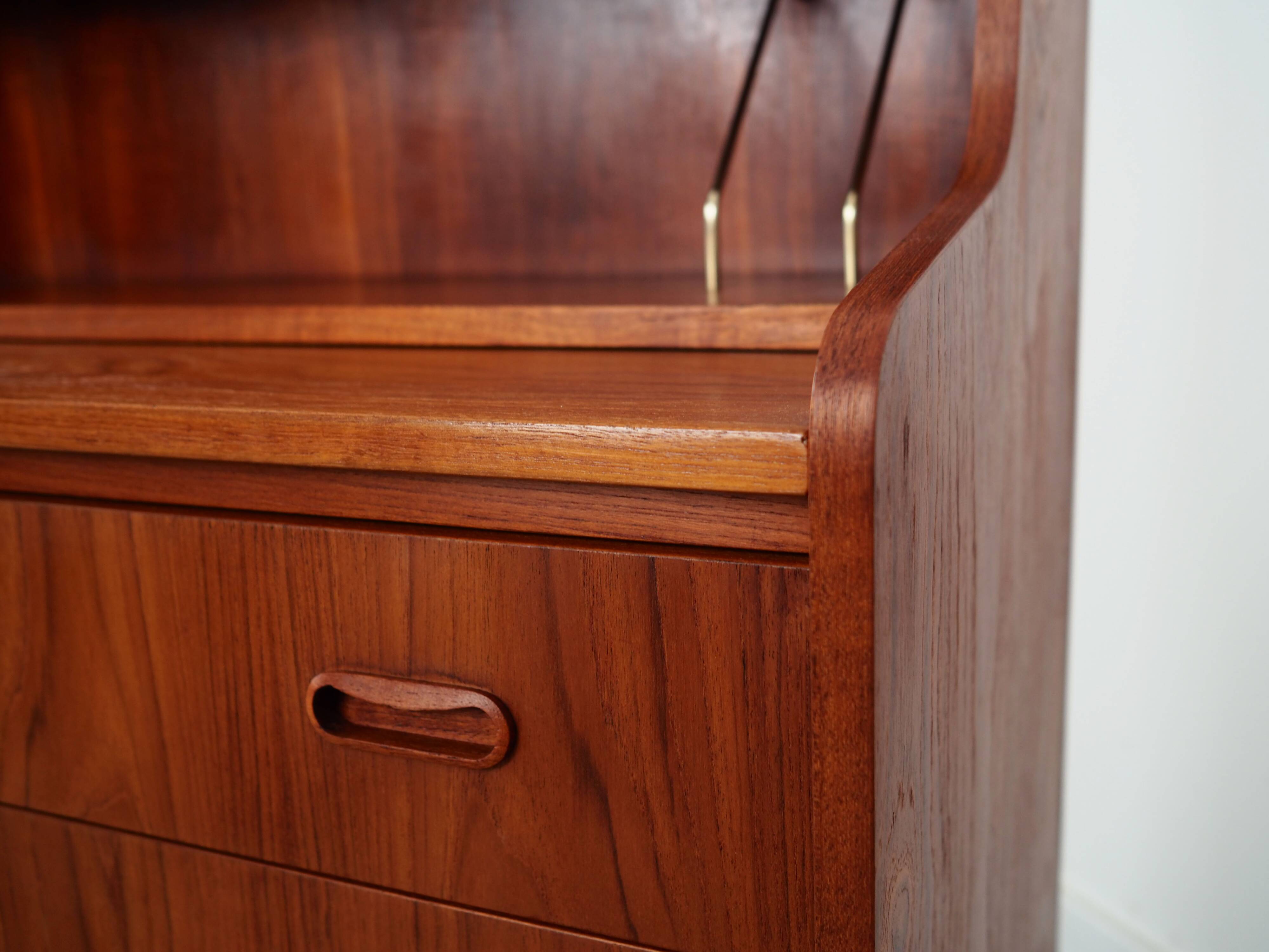 Teak secretary, Danish design, 1970s, production: Denmark