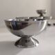 Set de 6 coupes à glace en inox vintage