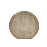Mid-century modern travertine solifleur vase, Cerri Nestore, Italy, 1970s