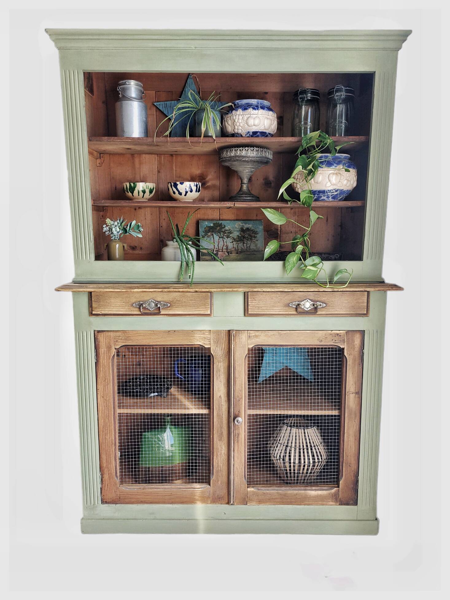 Old china cabinet