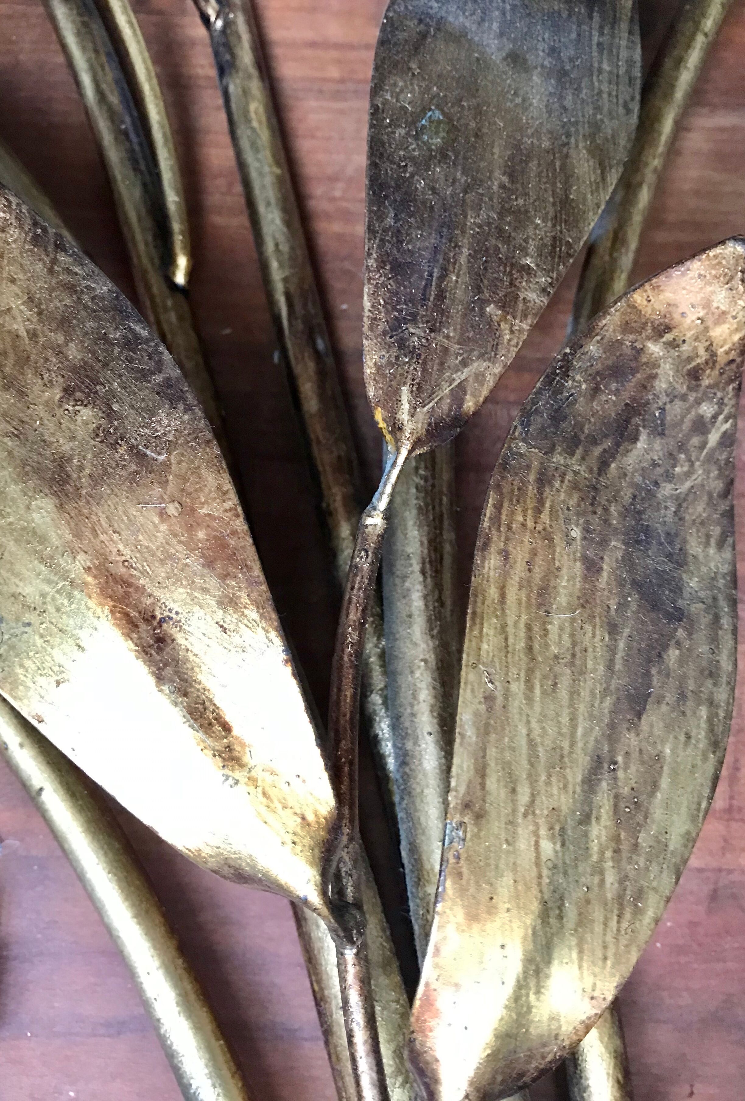 Hans Kögl floral wall lamp years 70