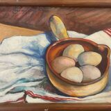 Still life with eggs