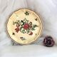 Decorative plate earthenware of Salins France decoration Strasbourg