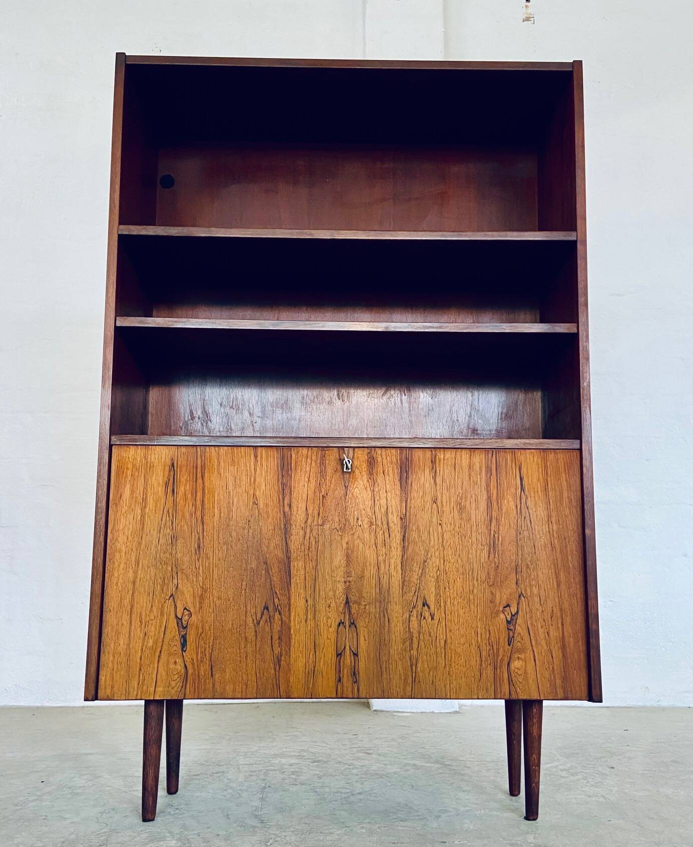 Danish retro vintage library in rosewood 1965