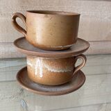 Set of 2 stoneware cups