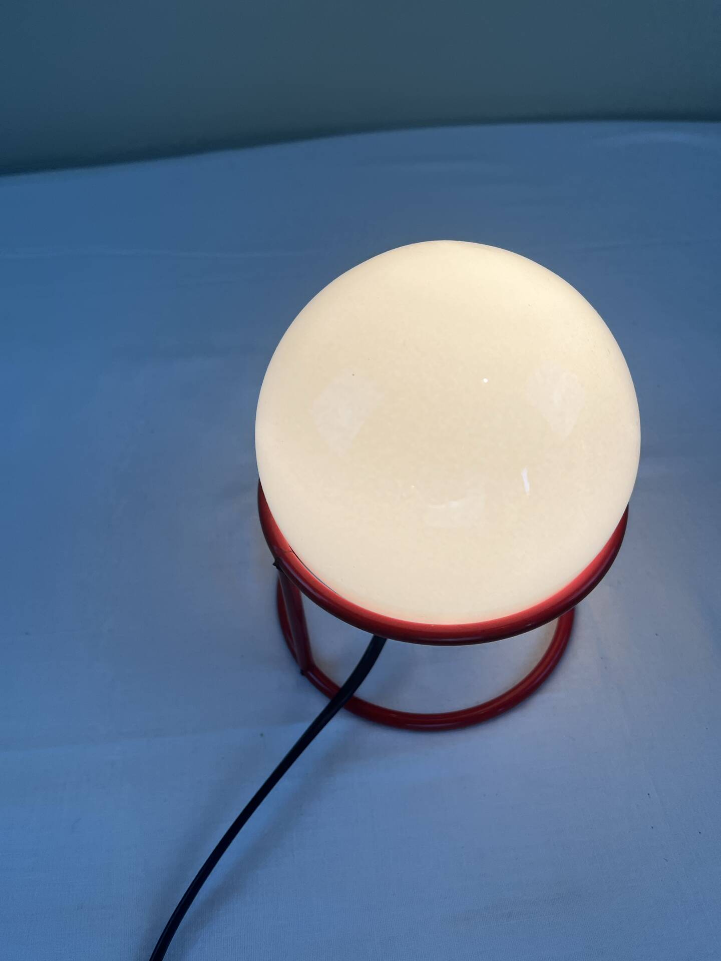 Lampe boule vintage design italien années 70