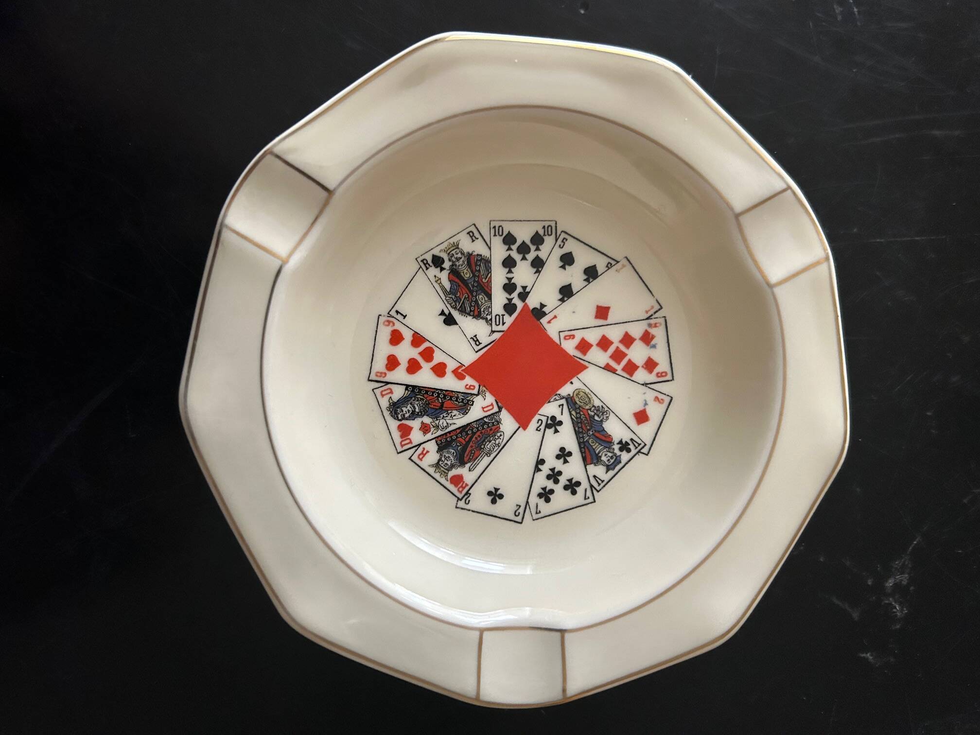 set of 4 Bernardaud ashtrays