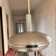 Superbe Lampe Suspension Design Vintage OVNI - Style Space Age/Mid-Cen
