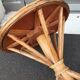 Vintage 70s rattan coffee table in rattan