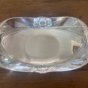 Art Nouveau Bread Basket Silver-Plated Metal Gallia Christofle