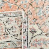 Red & Orange Floral Pattern Persian Rug, 119x200Cm