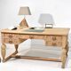 Bureau sculpté en chêne clair, style Renaissance