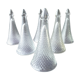 Set de 6 trinquettes ou flutes à dégustation sans pied