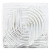 "Prism" wall light, pressed glass, 1960s