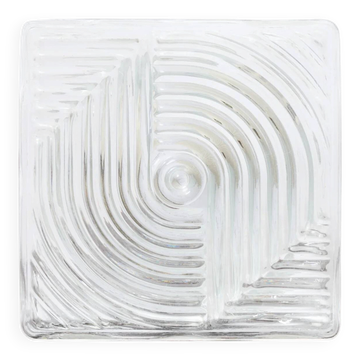 Applique "Prisme", verre pressé, 1960s