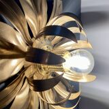 Vintage wall light in gold metal
