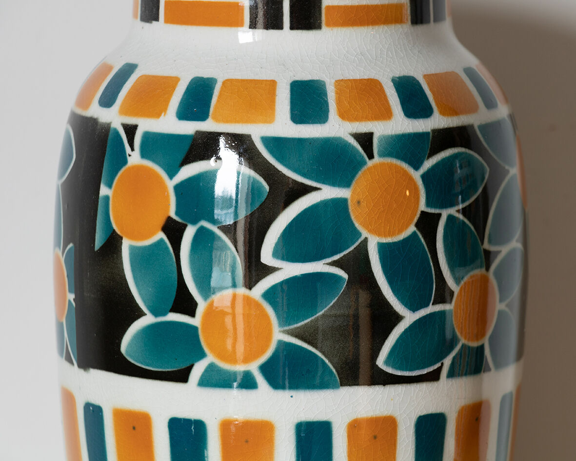 Pair of art deco vases