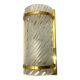 Single Brass Crystal Sconce