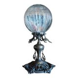 Bronze and glass lamp