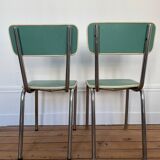 Set of 2 1950s bistro chairs