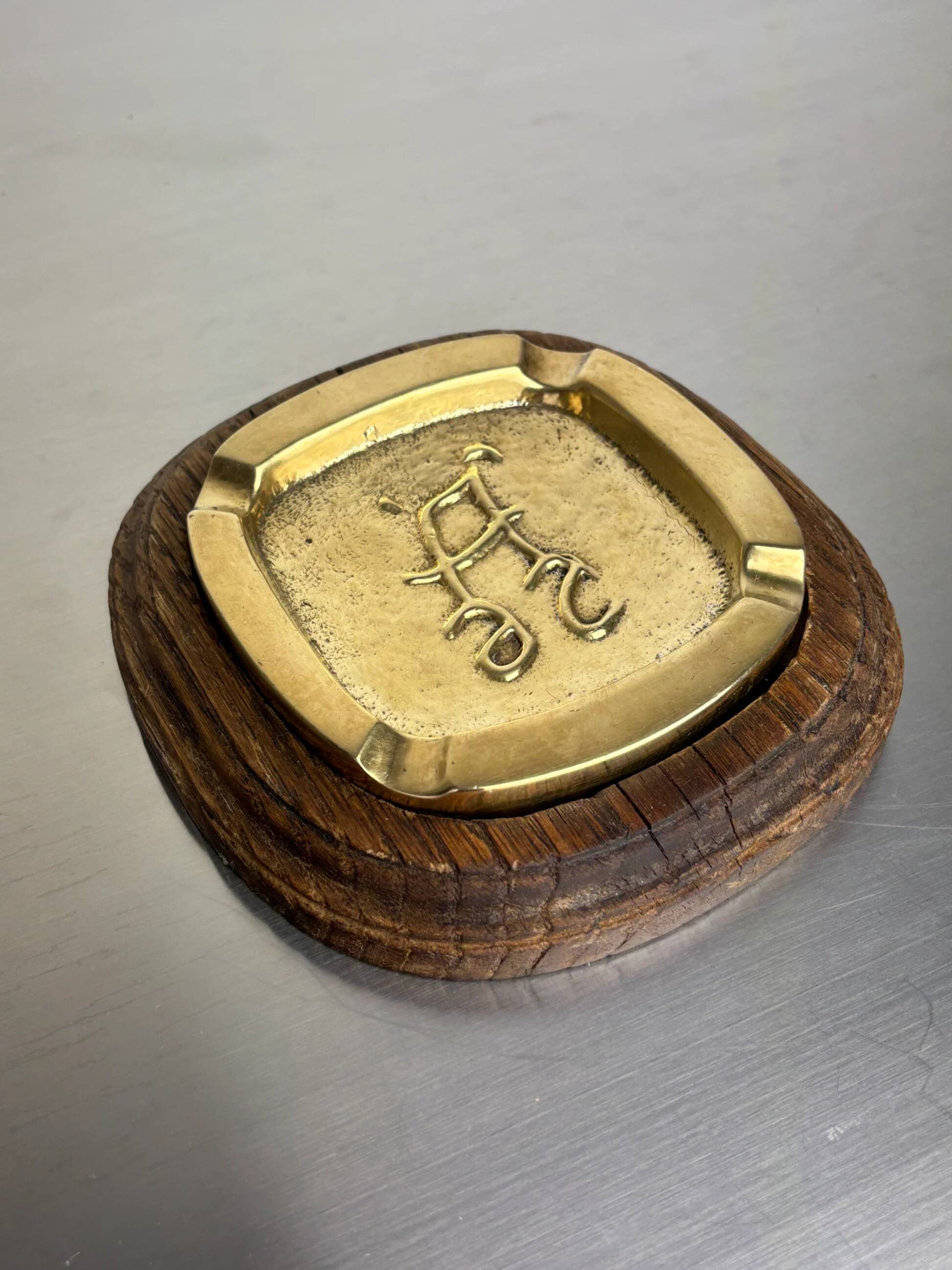 Sculptural brutalist ashtray by Ardisur, Spain, 1970s